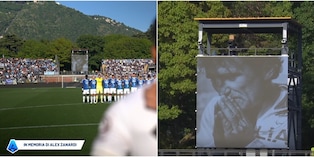 Como e Napoli omaggiano Alex Zanardi: il Sinigaglia commosso per il minuto di silenzio