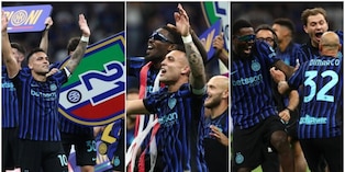 Entusiasmo a San Siro: l'Inter vince lo Scudetto e i giocatori impazziscono in campo, tutte le FOTO