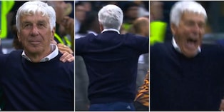 Gasperini non guarda il rigore di Malen poi impazzisce di gioia dopo il gol FOTO
