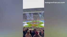 Fa Cup, Francesco Totti e Noemi Bocchi presenti alla finale tra Chelsea e City