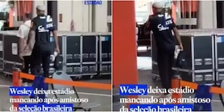 Come sta Wesley: le foto mentre lascia lo stadio fanno tremare Brasile e Roma