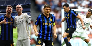 Inter Legends, che show al Bernabeu contro le ex stelle del Real Madrid: Zanetti in campo da capitano