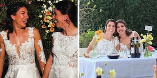 Il matrimonio delle Azzurre (ex Roma) Elisa Bartoli e Lucia Di Guglielmo: tutte le foto delle nozze
