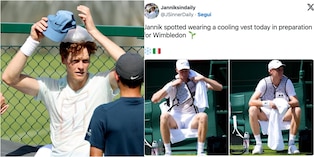 Sinner, gilet refrigerante a Wimbledon: ecco come funziona il nuovo rimedio contro il caldo