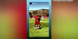 Pogba si allena con il suo amico Ansu Fati