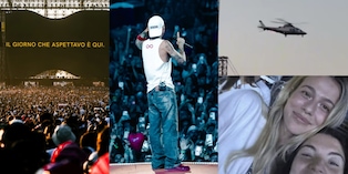 L'arrivo in elicottero, il pubblico da record e tantissimi vip: il concerto di Ultimo a Tor Vergata