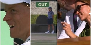 Sinner beffato, il pallonetto esce di un millimetro: e Kate in tribuna...
