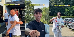 Bastoni ride, Dimarco abbraccia Chivu e Bisseck... L'Inter inizia il raduno alla Pinetina così FOTO