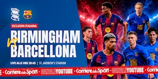 Birmingham-Barcellona, spettacolo e quattro gol: rivivi l’amichevole sul canale YouTube del Corriere dello Sport