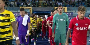 Napoli-Aris Salonicco 6-2: doppiette per De Bruyne e Lucca