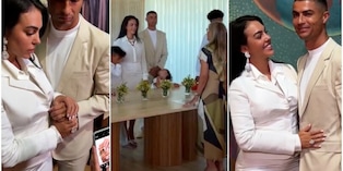 Il matrimonio di Cristiano Ronaldo e Georgina Rodriguez: ecco tutte le foto delle nozze in salotto