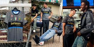 L'Inter ritorna negli anni '90 con la terza maglia: domina il grigio