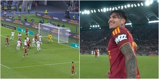 Castro che magia al Genoa: il primo gol con la Roma è uno scavino vellutato sotto al sette