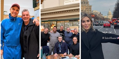 Totti con Ronaldo e Batistuta, Baggio con Robbie Williams e tutti i vip: le FOTO show prima del sorteggio