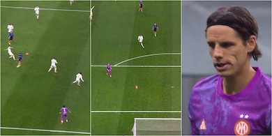 Sommer, ma che fai? La sequenza dell'incredibile errore e del gol di Moreo FOTO