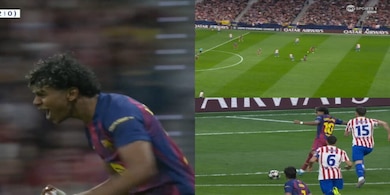 Inizio disastroso di Lenglet in Atletico Madrid-Barcellona: Yamal ringrazia e segna FOTO