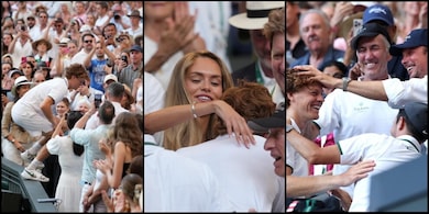 La felicità di Sinner dopo il trionfo: l'abbraccio con Laila, il saluto al team FOTO