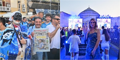 Napoli, le FOTO più belle della grande festa per il Centenario