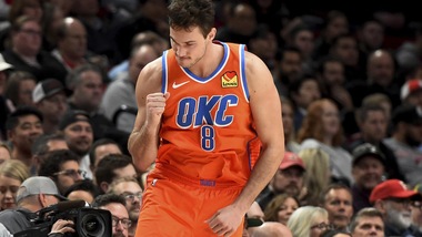 Nba, super Gallinari trascina i Thunder. Sconfitta per gli Spurs di Belinelli