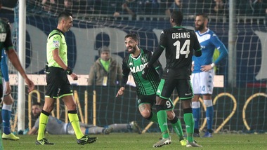 Brescia battuto 2-0 dal Sassuolo: gol di Traoré e Caputo