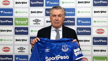 Everton, Ancelotti: "Società ambiziosa e con tradizione. Kean? Lo volevo al Napoli"