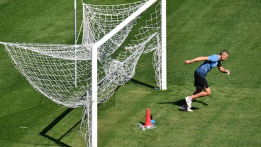 Sampdoria, corsa e partitelle nell'ultimo allenamento settimanale