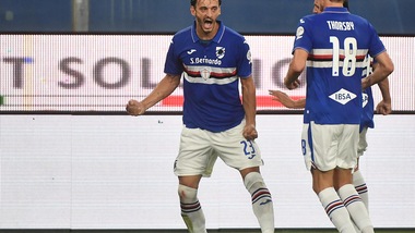 Sampdoria, Gabbiadini avanza: ha lavorato in parte in gruppo