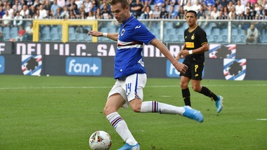 Sampdoria, Jankto regolarmente in gruppo