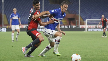 Sampdoria, terapie e lavoro specifico per Gabbiadini