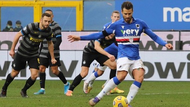 Sampdoria-Inter 2-1, il tabellino