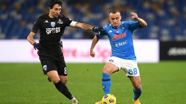 Napoli-Empoli 3-2, il tabellino