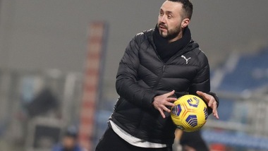 Sassuolo, De Zerbi: "Il rosso? Mi sa che l'arbitro non ha mai giocato a calcio"