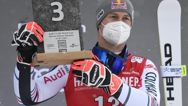 Flachau, Floss-Solevaag vince lo slalom