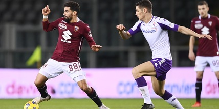 Torino-Fiorentina 1-1, il tabellino