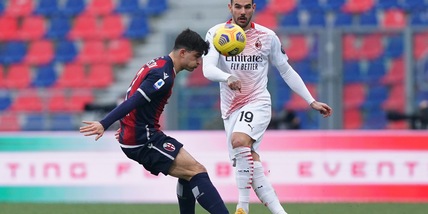 Bologna-Milan 1-2, il tabellino