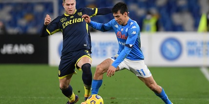 Napoli-Parma 2-0, il tabellino