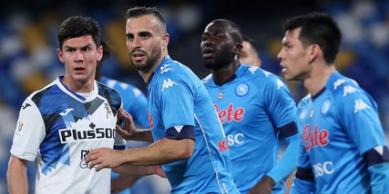 Coppa Italia, Napoli-Atalanta 0-0 nella semifinale di andata