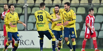 Modena, il 4-1 al Matelica vuol dire terzo posto: scavalcato il Perugia