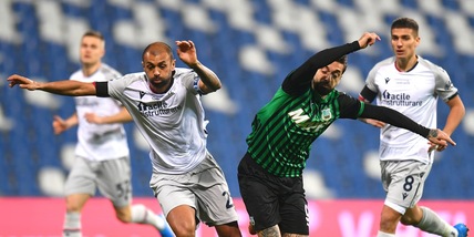 Sassuolo-Bologna 1-1: Mihajlovic in 10 costringe De Zerbi al pareggio