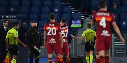 Roma-Milan: Guida, il rigore al Var impossibile non fischiarlo. Voto: 4,5