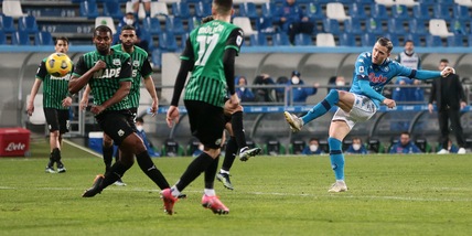 Sassuolo-Napoli 3-3 tabellino: sintesi, statistiche e marcatori