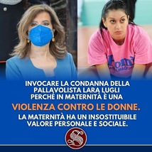 Col pallone sotto la maglia per Lara Lugli