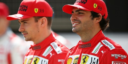 Ferrari, Leclerc: "Con Sainz vado d'accordo, è una bella persona"