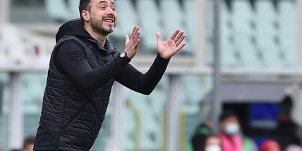 Sassuolo, De Zerbi: "Con la Roma abbiamo giocato benissimo"