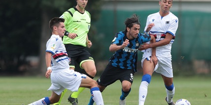 Primavera, Sampdoria-Inter 2-1. Decidono Brentan e Trimboli