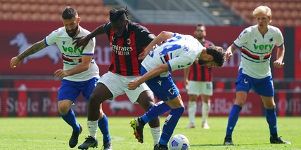 Milan-Sampdoria 1-1: tabellino, statistiche e marcatori