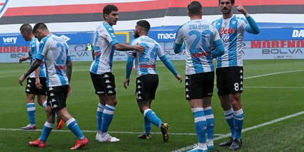 Fabian Ruiz-Osimhen, il Napoli riscatta il ko con la Juve: 2-0 alla Sampdoria