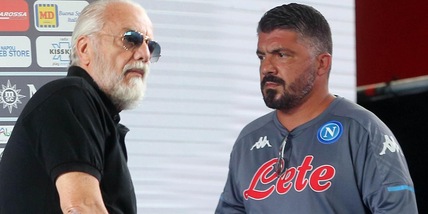 "De Laurentiis conferma Gattuso": l'annuncio del Napoli