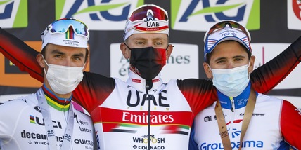 Pogacar vince la Liegi-Bastogne-Liegi, male gli italiani