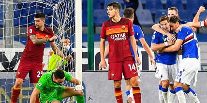 Sampdoria-Roma 2-0: commento al risultato della partita